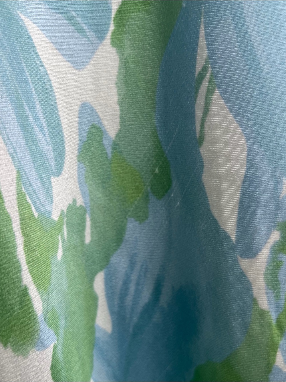 ASTR Bellerose Dress Blue Green Floral - Picture 10 of 14